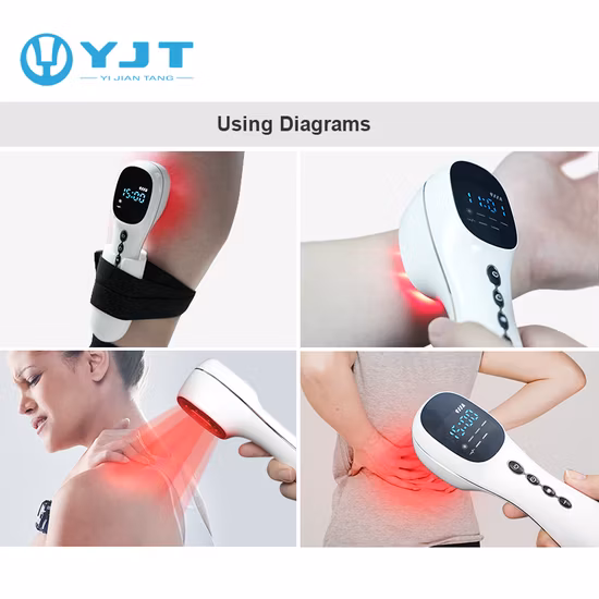 Doppio dispositivo per terapia della luce laser per alleviare il dolore causato da infortuni sportivi